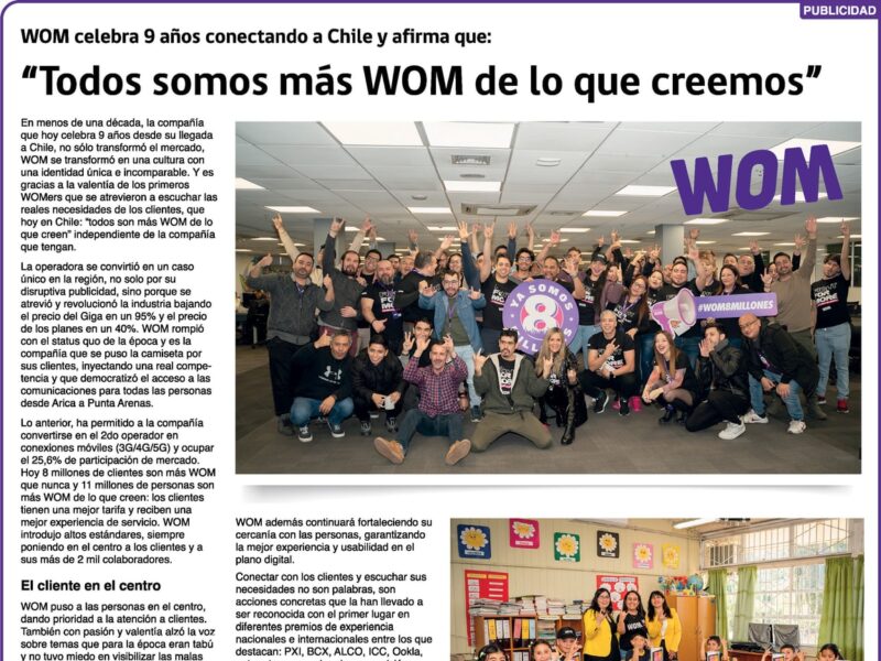 "Todos somos más WOM de lo que creemos"