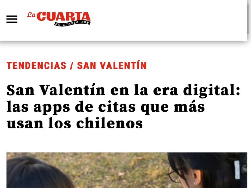 San Valentín en la era digital: las apps de citas que más usan los chilenos