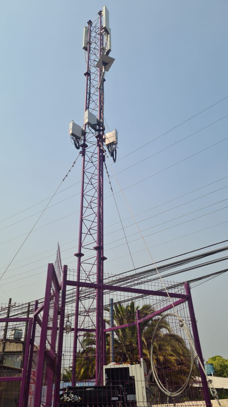 Antena móvil de emergencia en VIII región