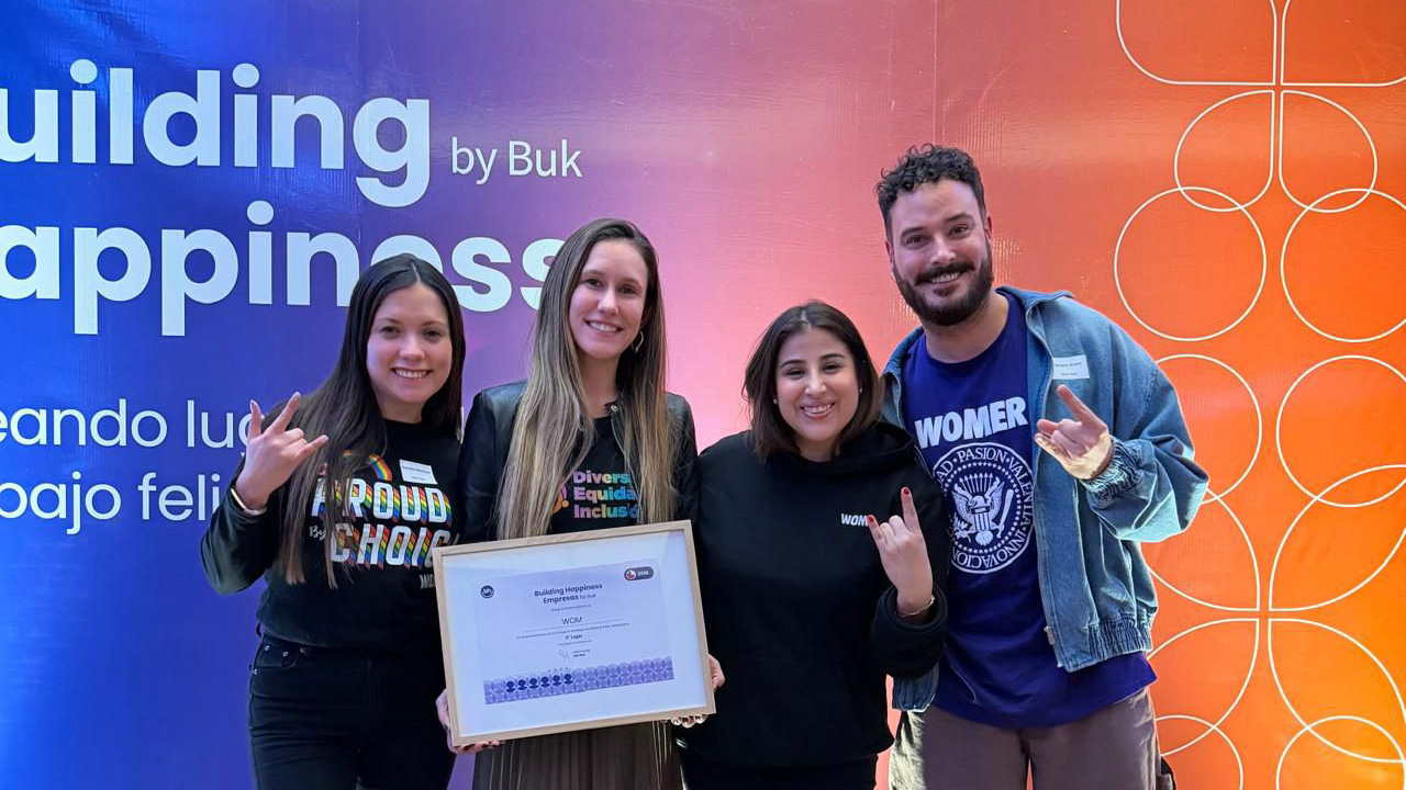 WOM es reconocido entre las empresas más felices para trabajar en Chile